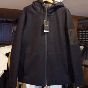 DKNY Men Navy winter jacket water resistant XL